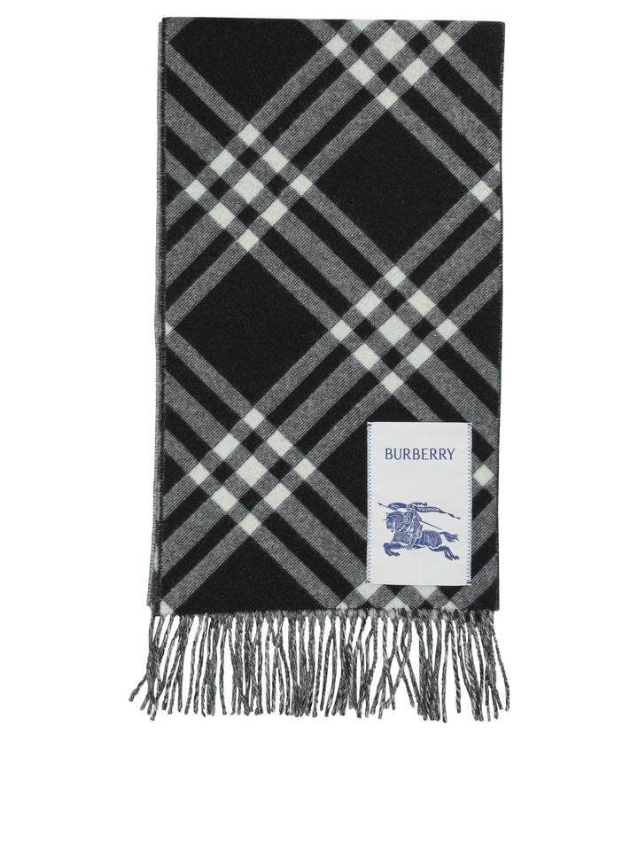 Burberry Check Sciarpe & Foulard - Black | e65bc19610ed72c07285903d742992b85d7bab6e