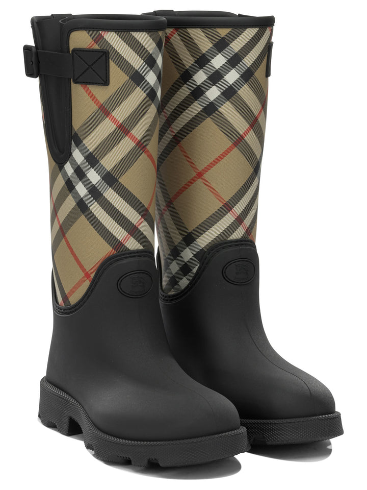 Burberry Marsh Stamp High Boots and Ankle Boots - Black | 20927f36da619d018c16a18acbb9a946c17f4c9b