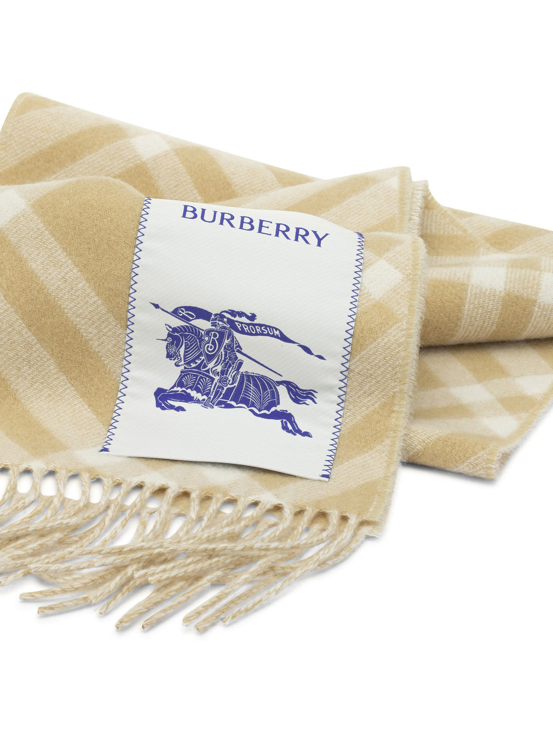 Burberry Check Sciarpe & Foulard - Beige | f225ef47d5bfe53338c840b9fb0ffe316adbccfe