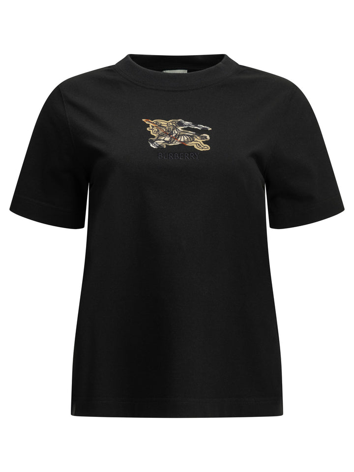 Burberry Knight Check T-shirts - Black | 2669ba9de27a0c1e7d654dca3e40bb0d6fa46bbc
