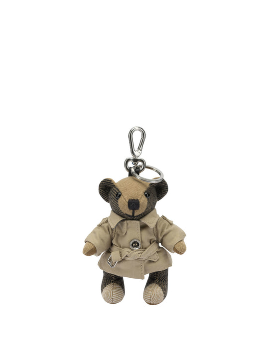 Thomas Trench Bear Key Holders & Charms Beige