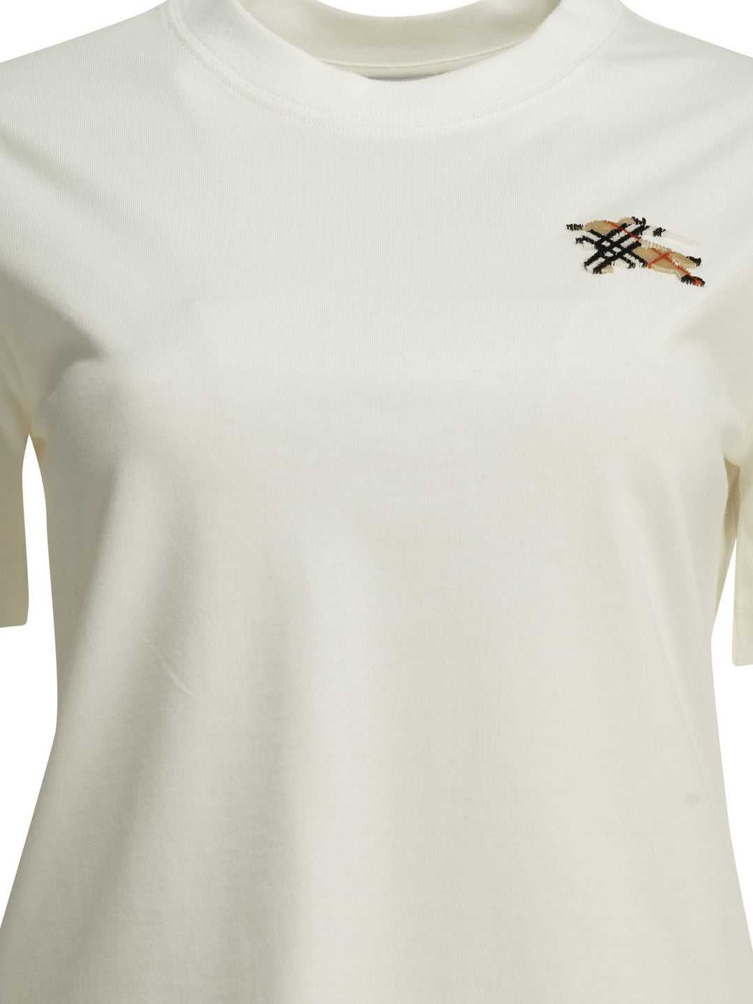 Burberry Knight Check T-shirts - White | b046079c763252d1c661aa7d5610c57dabfb175e