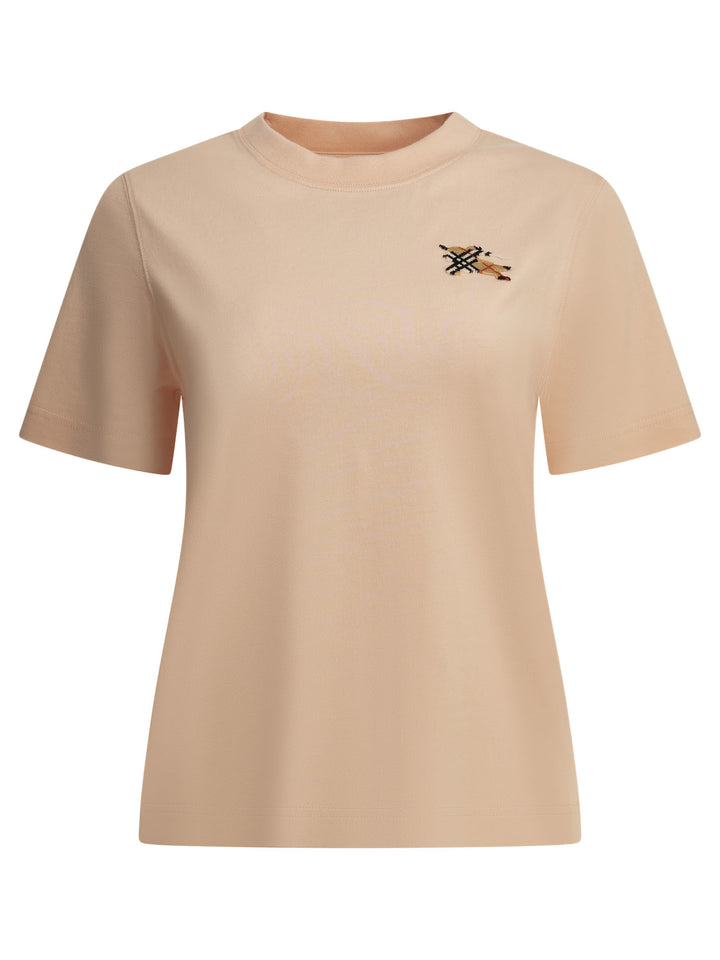 Burberry Knight Check T-shirts - Pink | 525afe82045f24076aa62a6228f44fdc9bf5b8df