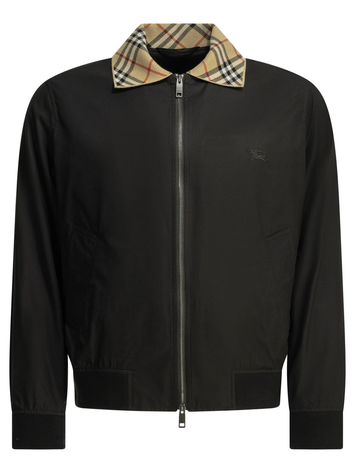 Burberry Harrington Glenfields Jackets and Coats - Black | dbcb36ed3baaa248986913cc1319c6986b2406d3