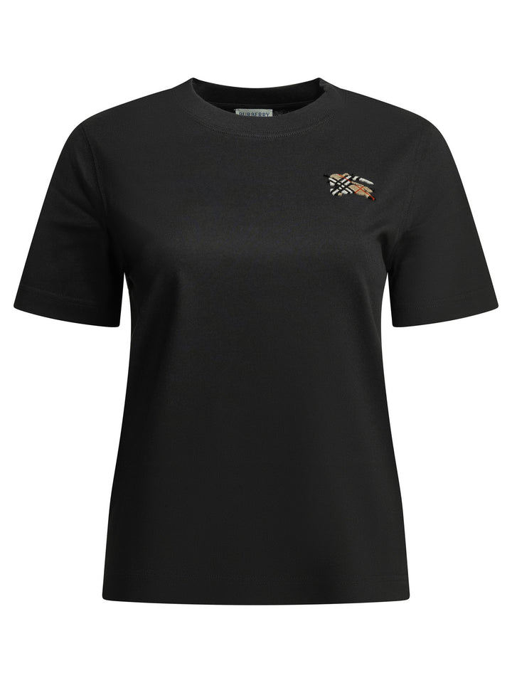 Burberry Knight Check T-shirts - Black | 7b78e46c7ee28fcb7349eb640931d30da3a7aaa1