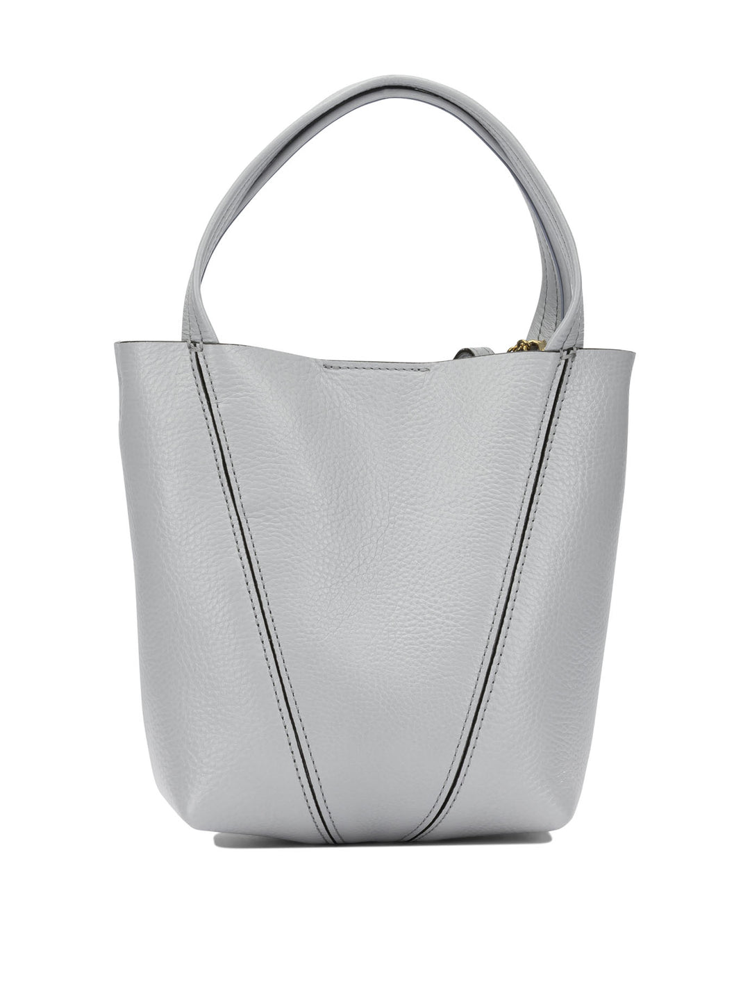Chloé Spin Shoulder Bags - Grey | a4f018ef4efcfedee20789c62243a79086de2ecb