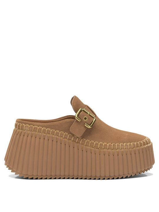 Nama Heeled Shoes Brown
