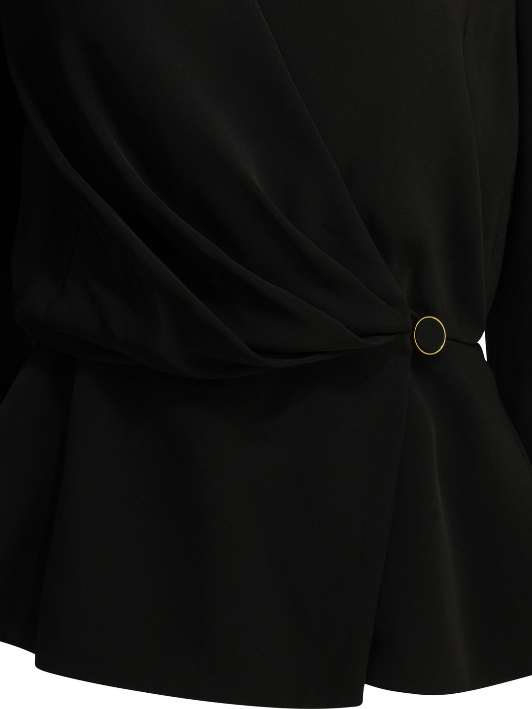 Chloé Casual Draped Top Tops - Black | e8ea20e3329b2fc185ee1bc28f9c0fb70a25c539