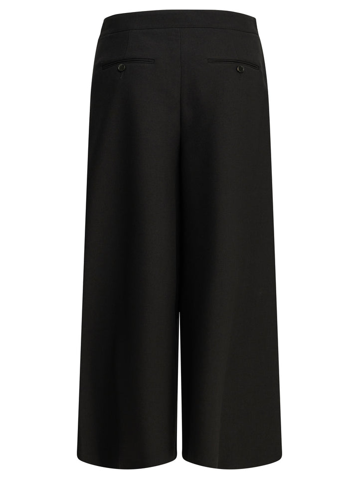 Chloé Wool Tailored Pants Trousers - Black | 7cdc93d81ee49d7d48de02ccd5aff2b32d2692b7