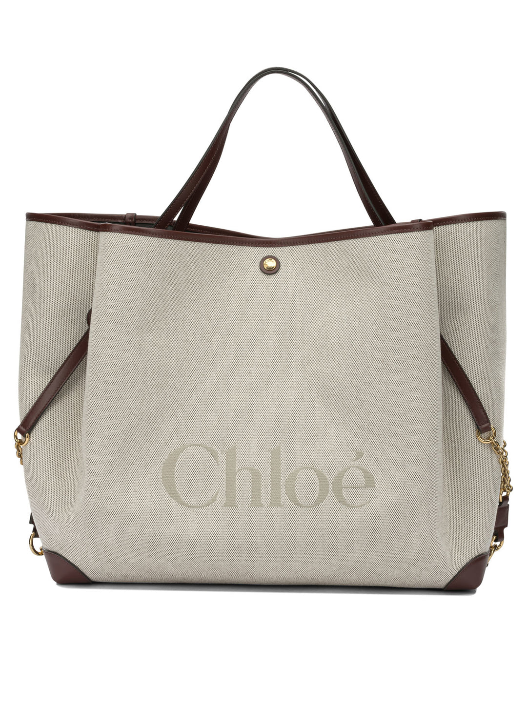 Chloé Clover Shoulder Bags - Beige | 65044f39b1a5c440a4e4183c78e31eb2aeca9fb8