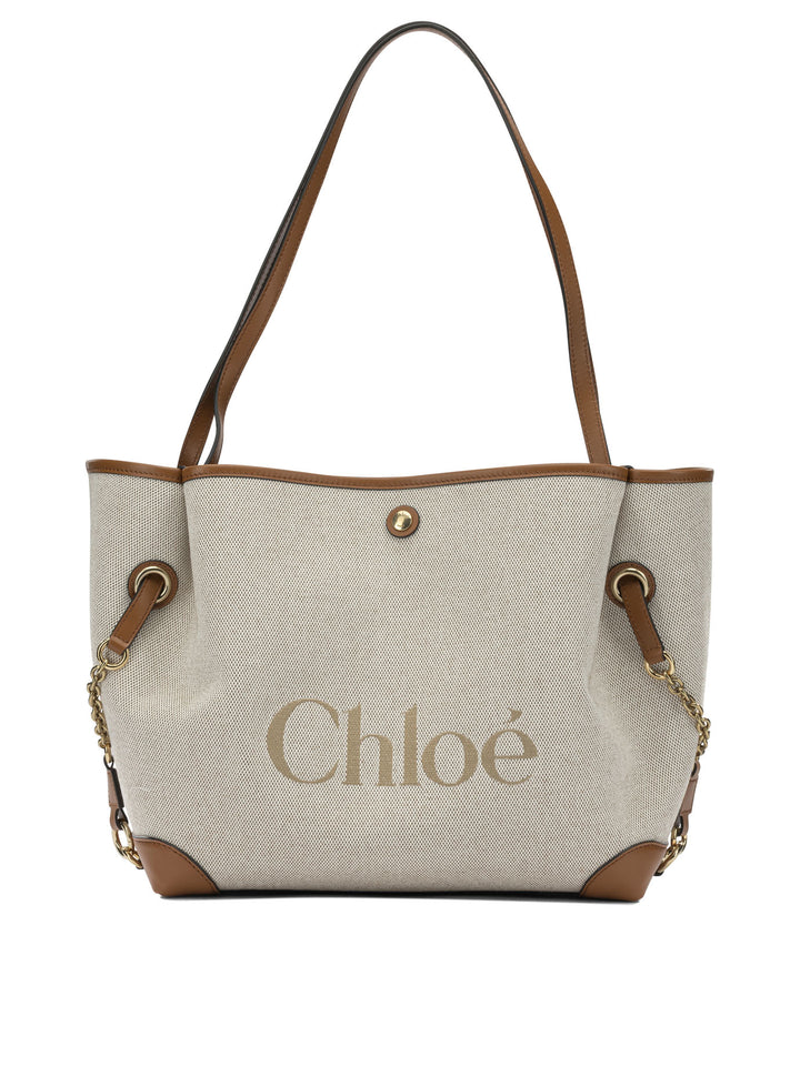 Chloé Clover Shoulder Bags - Brown | d59ec811b20fe29cc583616a6119892b018f9857