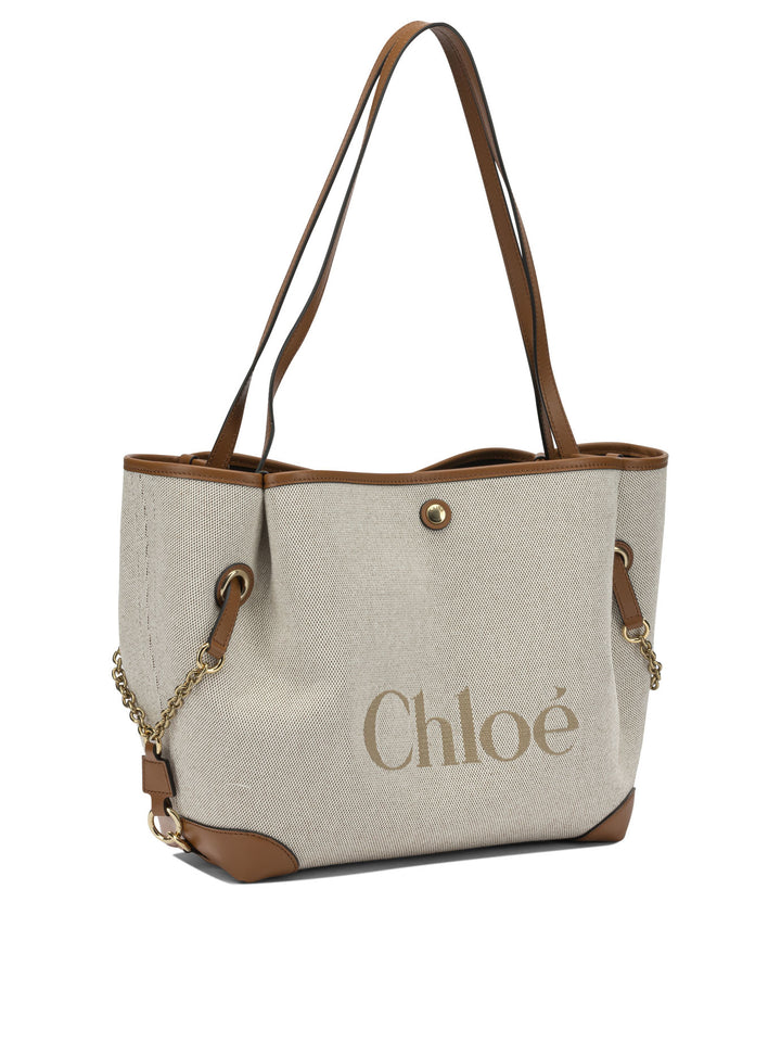 Chloé Clover Shoulder Bags - Brown | 99c98b74bfc788d7669e8ff73e58e2f76ca98512