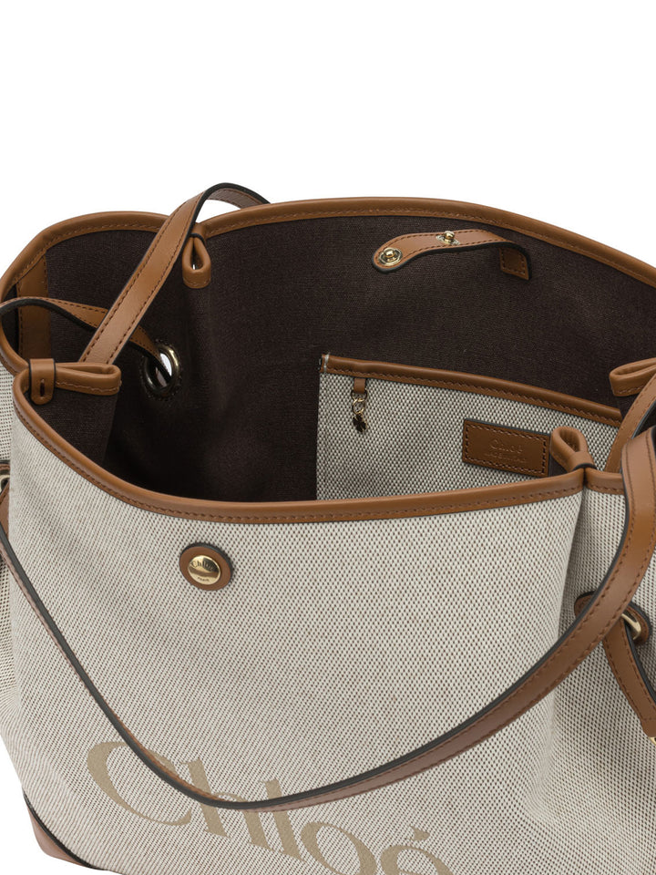 Chloé Clover Shoulder Bags - Brown | 0ae6a6d187516b22ec69d88bd1483274fce98d4c