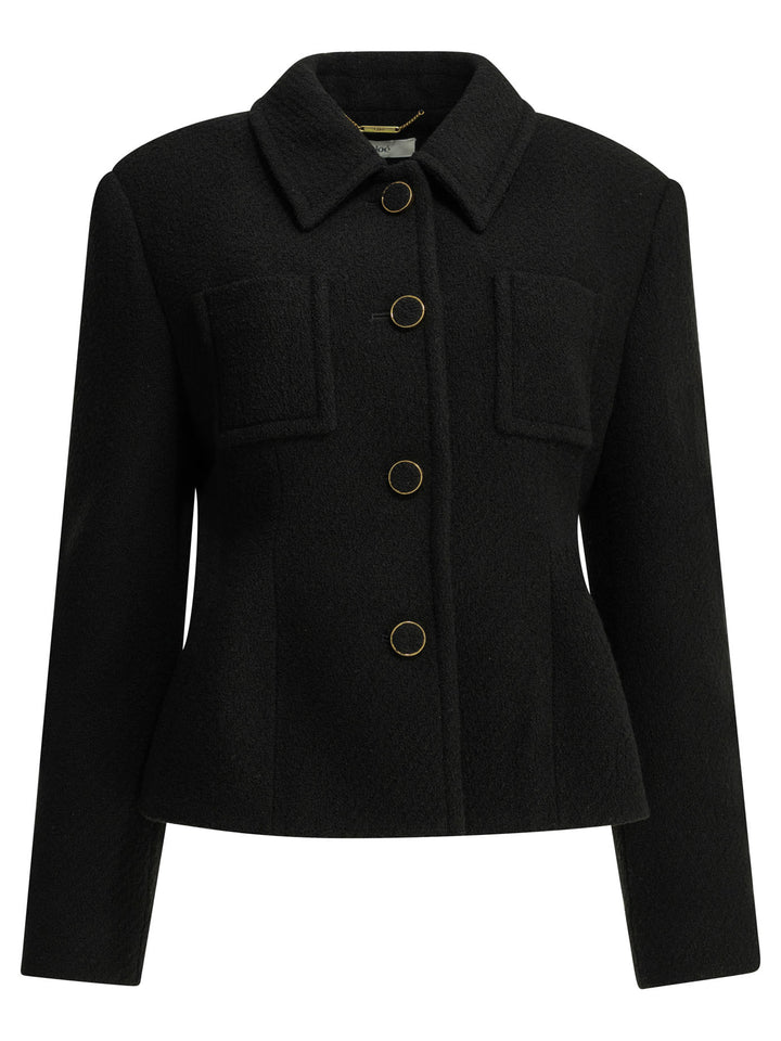 Chloé Wool Blazer Jackets and Coats - Black | 74e1feb5756837ccc21c6a7b70d1301cff1dfb0c