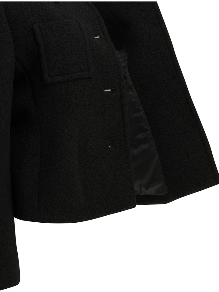 Chloé Wool Blazer Jackets and Coats - Black | 67c70cb1f70bd0a76b6e0ab435680d60620e7cde