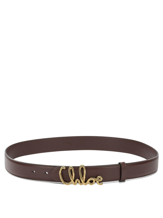 Chloé Iconic Belts Brown