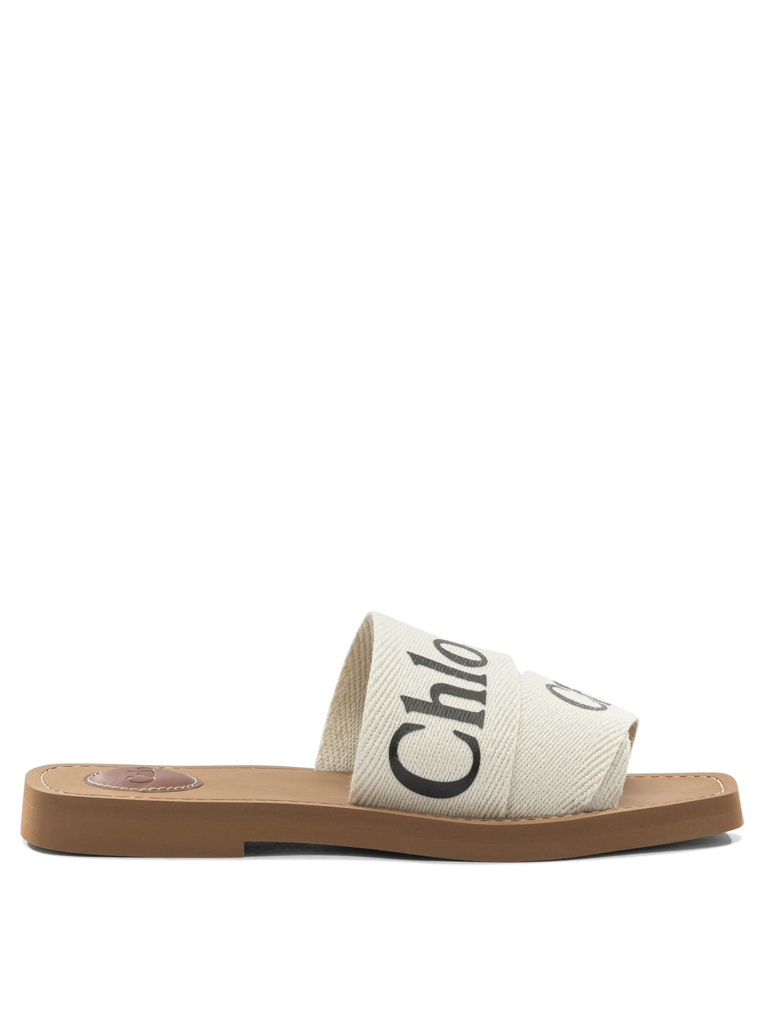 Chloé Woody Sandals - White | bcfdcbbff81222d78aa1241ec2a963807cba91b0