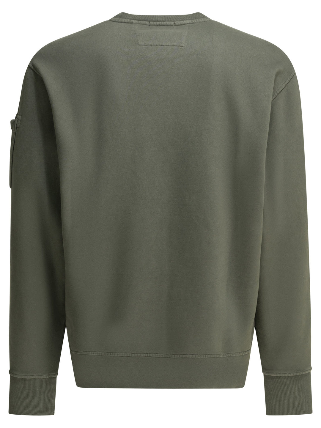 C.P. Company Crewneck Sweatshirt With Logo Sweatshirts - Green | e4eb8f2ee0a0aab591797b1f3d541f8b314aeee7