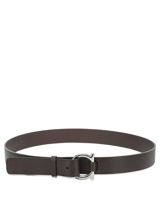 Gancini Belts Brown
