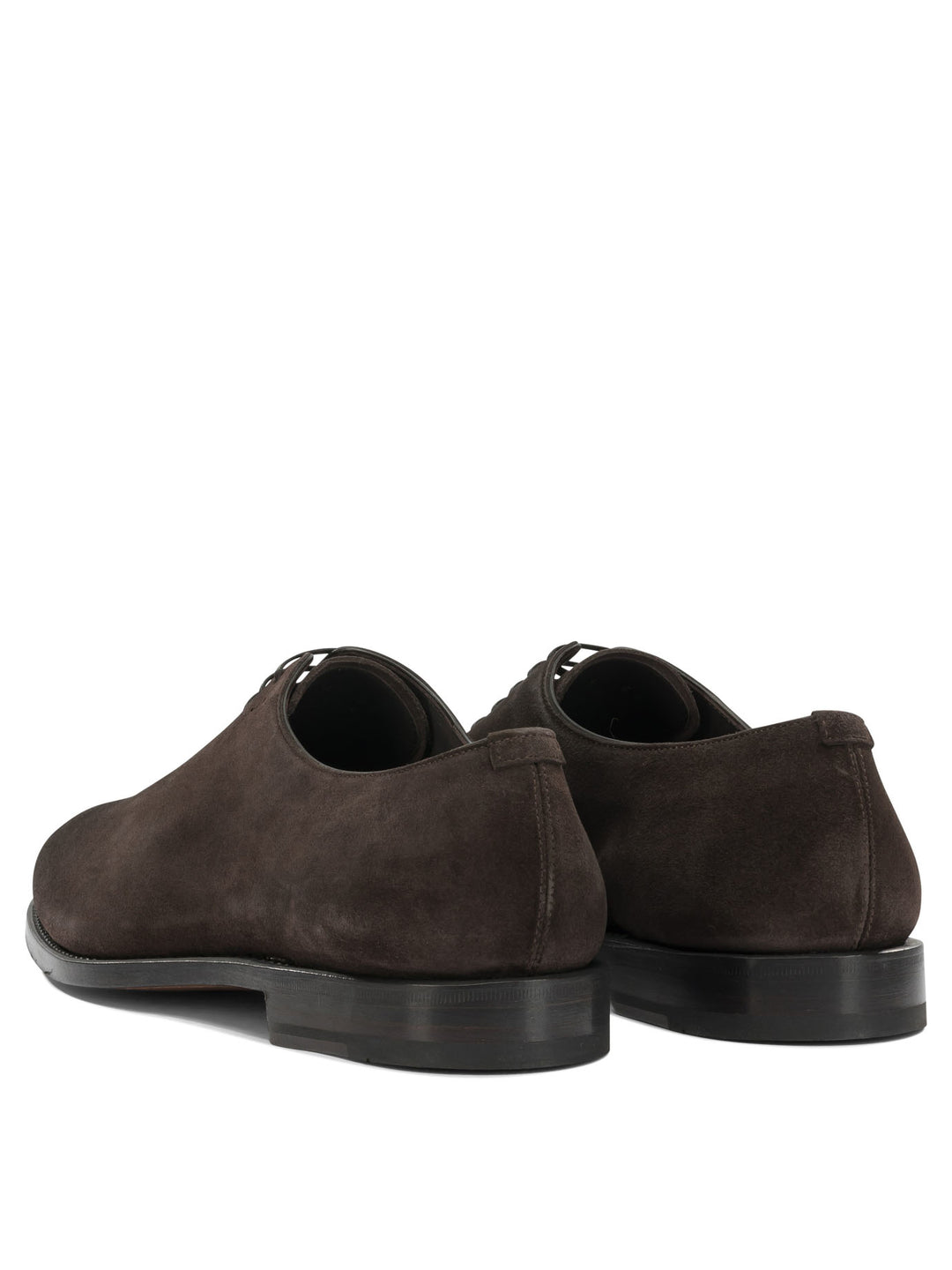 Ferragamo Suede Leather Oxford Lace-Up shoes - Brown | 9c75d35044d25cdf4e1012ad16989dc43be6d426