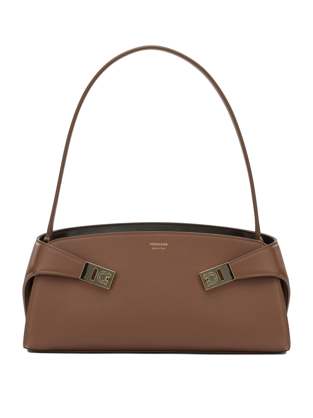 Ferragamo Hug East-West Shoulder Bags - Brown | ae2544bef6169f859d0b6782fc9243bd6121dd1c
