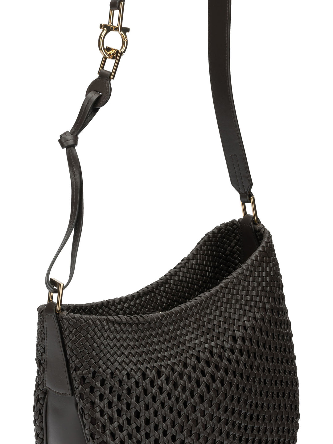 Ferragamo Hobo Smile Shoulder Bags - Brown | 9657b437cd02afbd5aebb1d4963c16dd841e9522