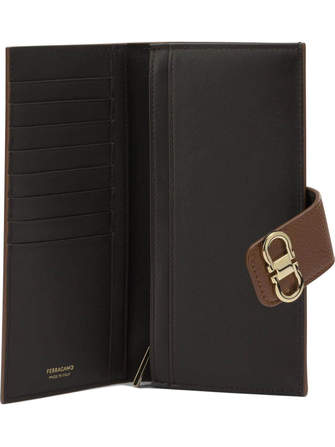 Ferragamo Gancini Continental Wallets & Card holders - Brown | 114e27e4957cf3b6273f354bcd4e631e899c033d