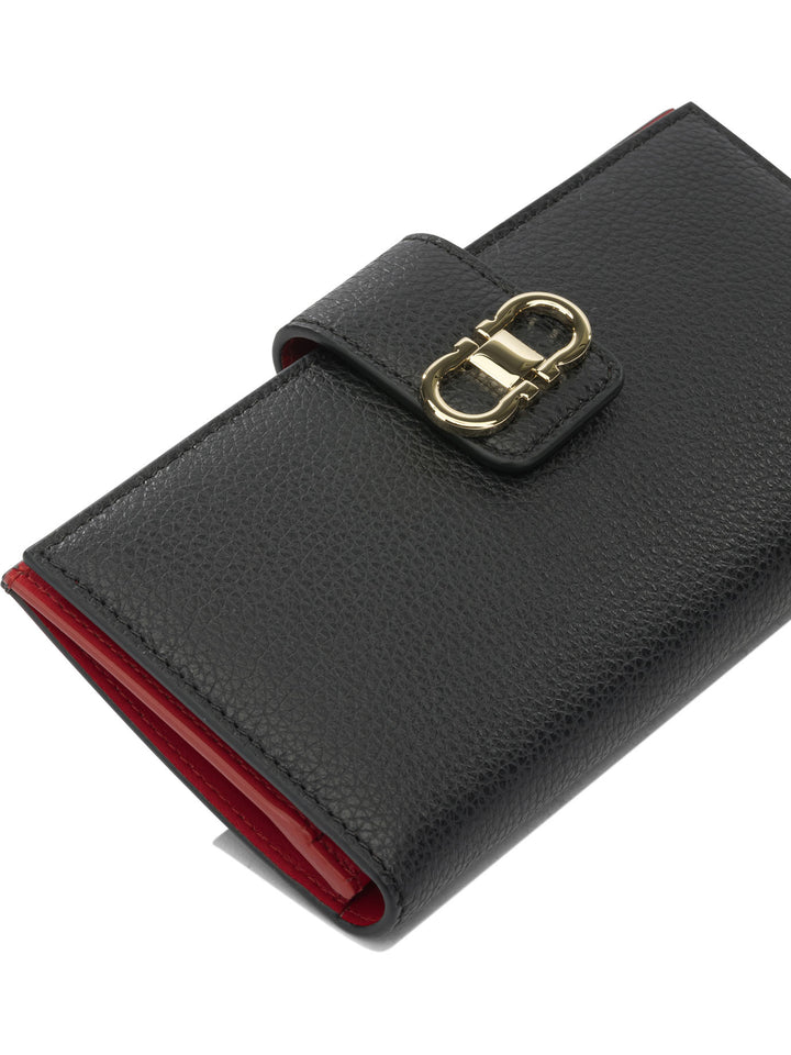 Ferragamo Gancini Wallets & Card holders - Black | 54b1f97377f633377bff375a022e9f55cb3df6cc