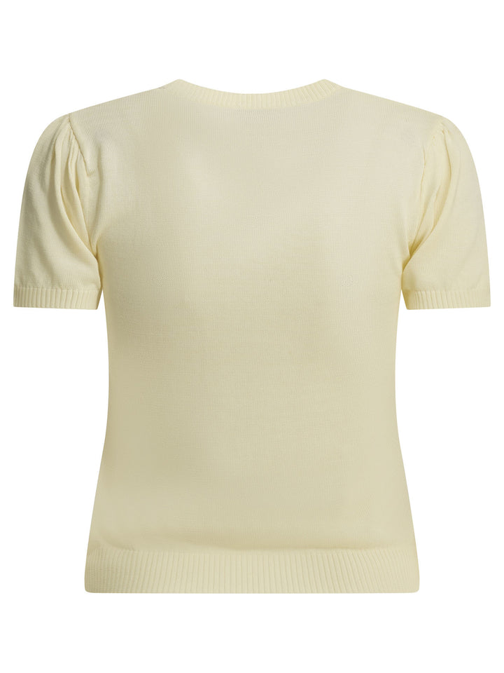 Ganni Argyle Knitwear - White | 86b921c957c0d74606af1875c31e72d9ffeaddbe