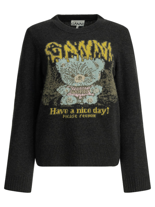 Teddy Knitwear Black