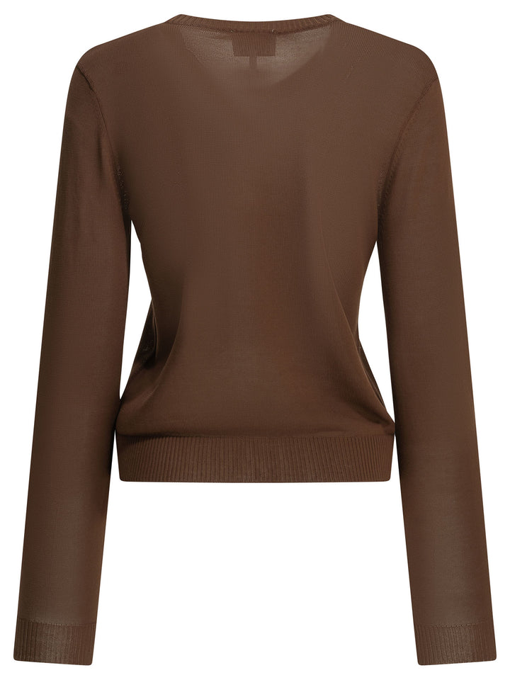 Ganni Argyle Knitwear - Brown | d8f73ec263f9db0d931585be11e1a7ecf841b295