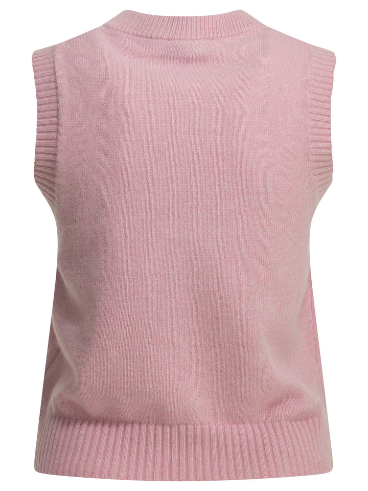 Ganni Strawberry Knitwear - Pink | a38849385df6963c8de31cffedc424ce8fd308c7