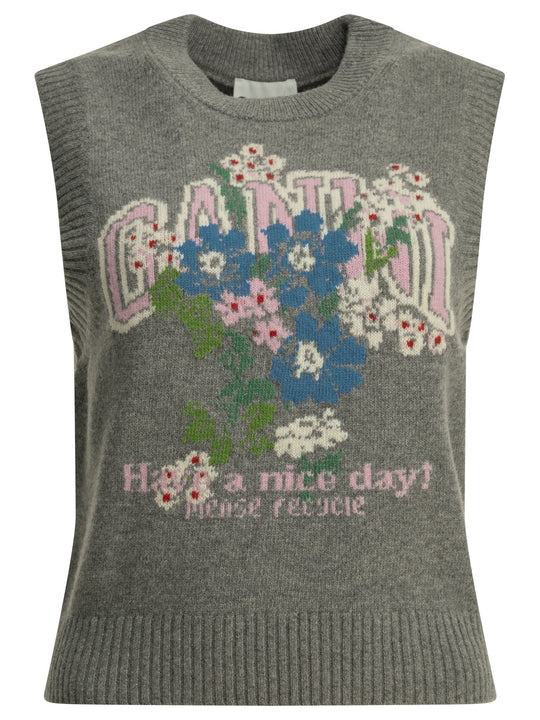 Flowers Knitwear Grey