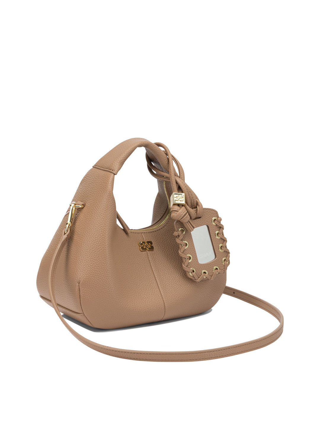 Ganni Hobo Handbags - Brown | 462cafcf64e35a675fd4aec3b9cba653e218eb3f