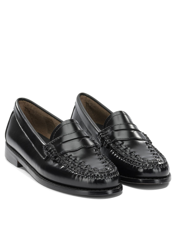 G.H. Bass & Co. Weejuns Penny Weave Loafers & Slippers - Black | f8a6a1614ac998a71777e7d8a7a41ac22b145674
