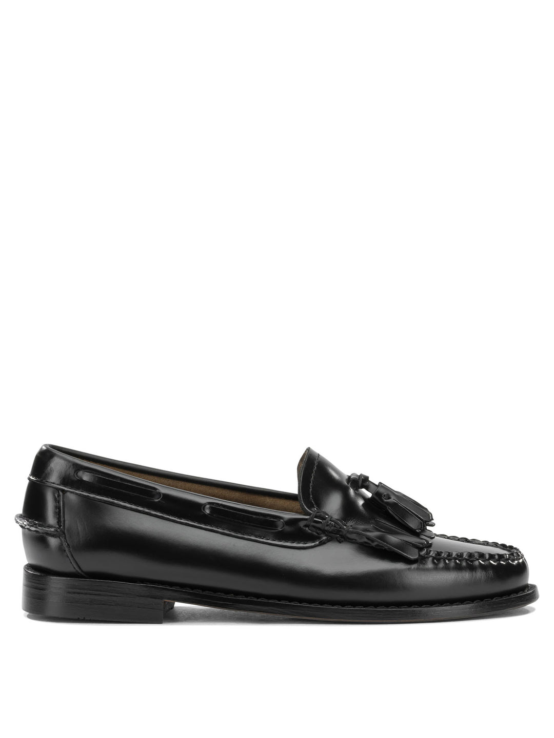 G.H. Bass & Co. Weejuns Esther Kiltie Loafers & Slippers - Black | 214f4252b1c9b6cb64b018b8a4c605d5a64cf003