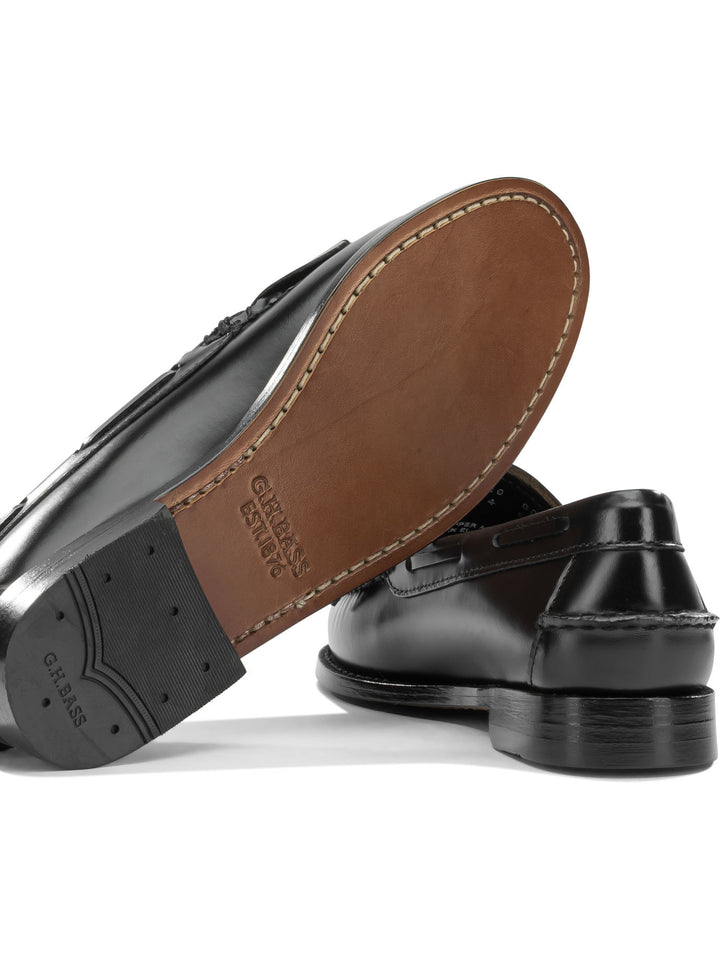 G.H. Bass & Co. Weejuns Esther Kiltie Loafers & Slippers - Black | 988fff6e4d91e2bf6ef46fabe873811835d550c4