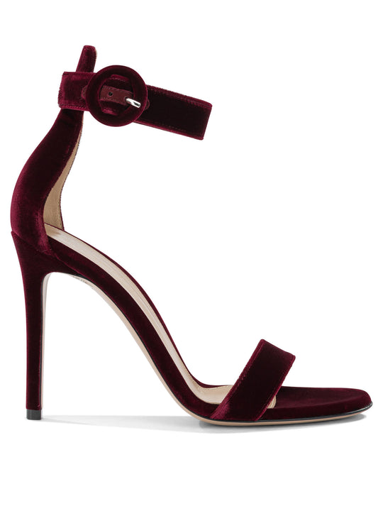 Portofino 105mm Sandals Bordeaux