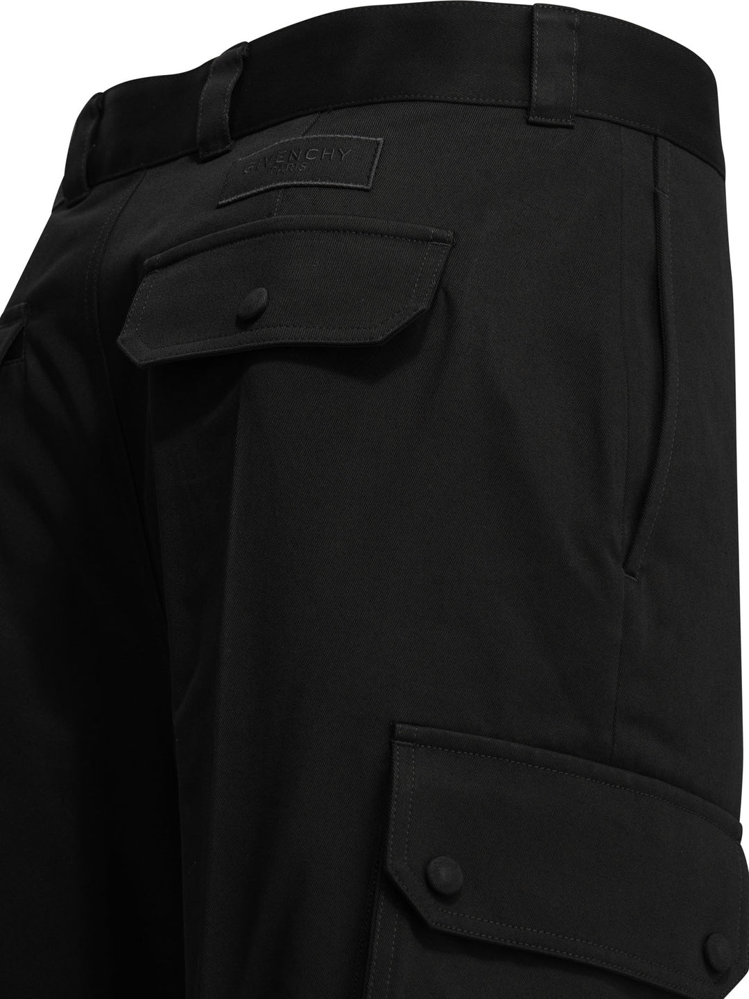 Givenchy Cotton Cargo Pants Trousers - Black | a633d8dc0b418eb810f94200fb39dc808f5ab5e5