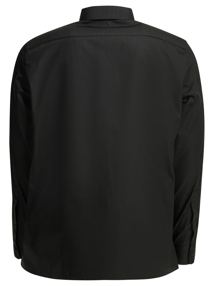 Givenchy Camicia Casual Con Logo Shirts - Black | 047e92a866d323bcd00e66e8cc74a2039f28ac6d