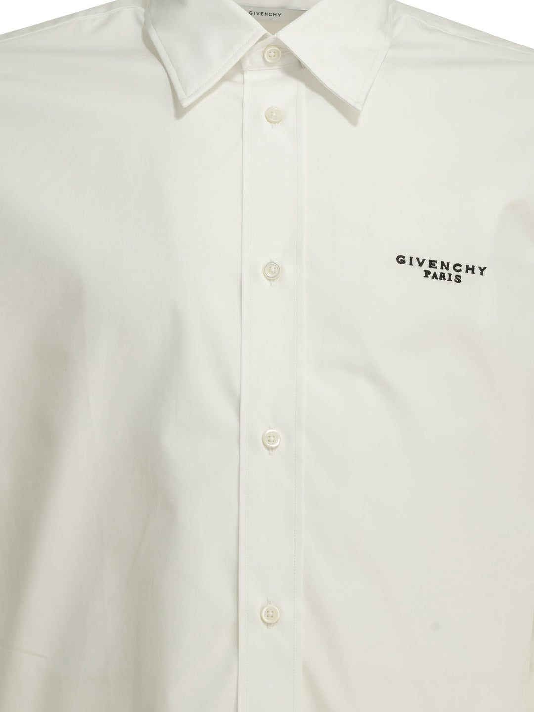 Givenchy Camicia Casual Con Logo Shirts - White | 3b0c454d0c9681ec7abc4107804360b533e4824e