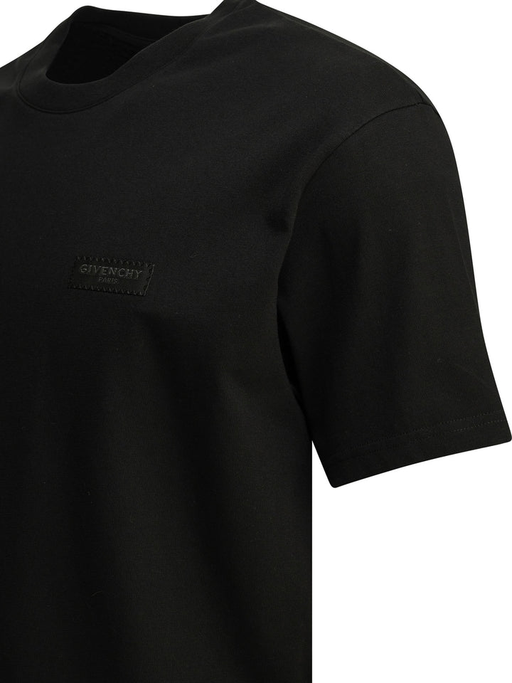 Givenchy Crew-Neck T-Shirt With Logo T-shirts - Black | ca2fa93788f6eba3d5e3ce46dec9c063de492a0f