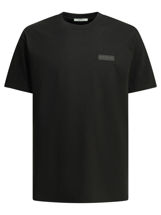 Crew-Neck T-Shirt With Logo T-Shirts Black