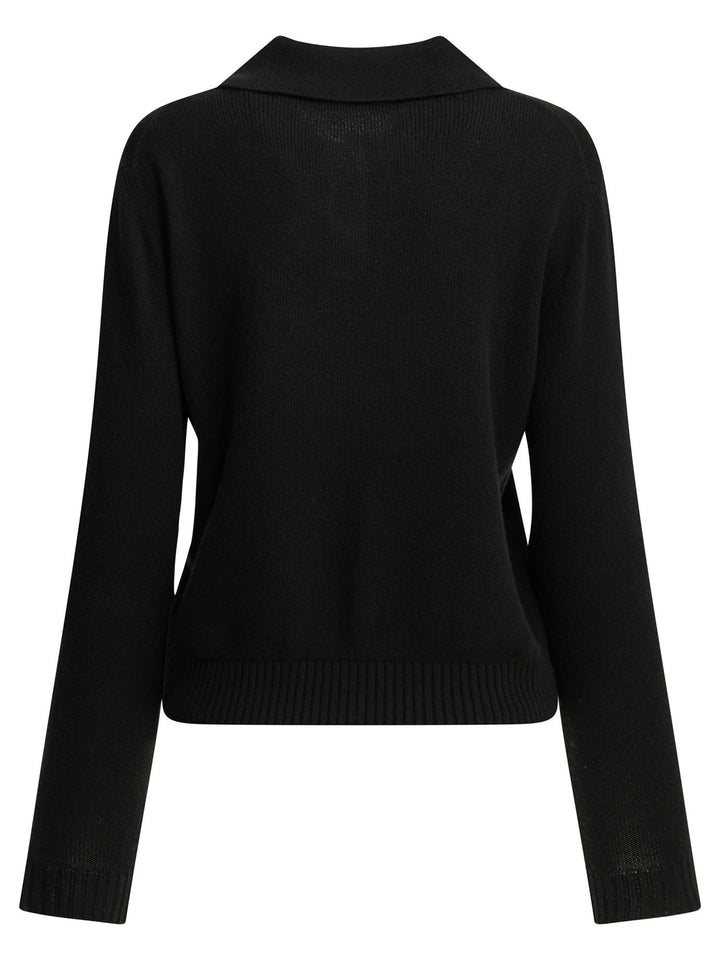 Givenchy Logo Polo Sweater Knitwear - Black | b0240439bf78271e2961a81240c74668f819a50f