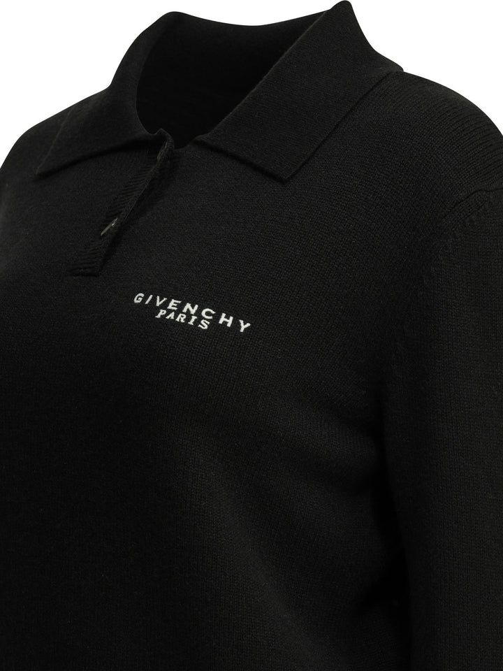 Givenchy Logo Polo Sweater Knitwear - Black | e7c20b5e4733fb505d60871ae1155d8b1d68f417