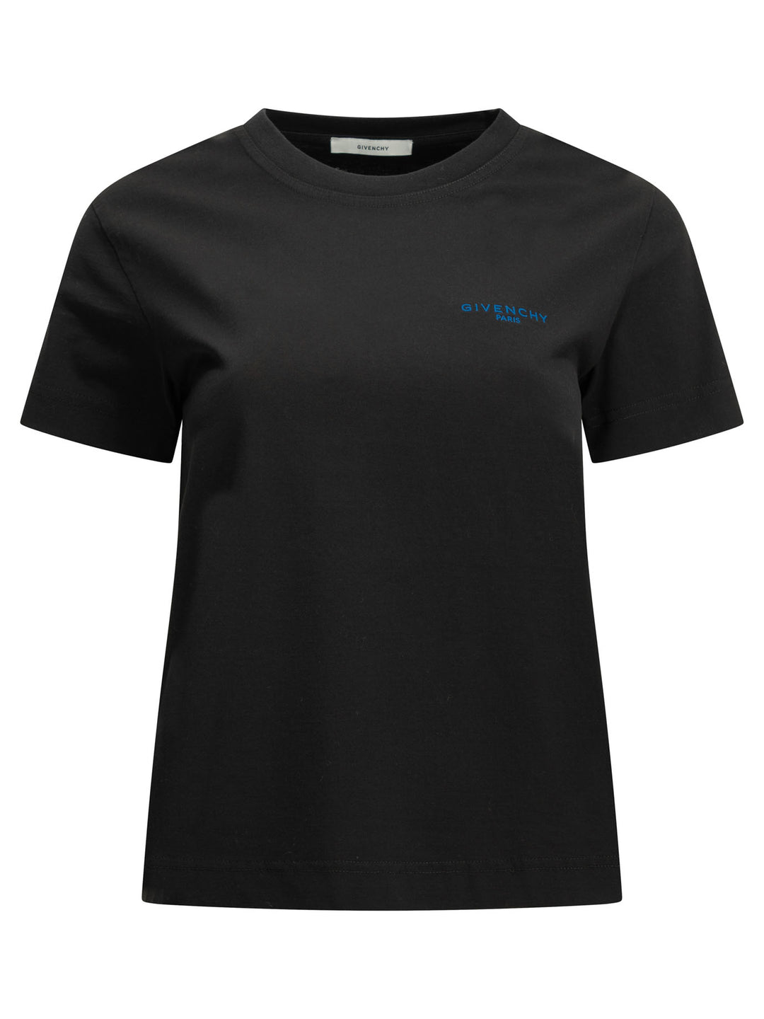 Givenchy Crewneck T-Shirt With Logo T-shirts - Black | f490348b66b9fe3c6dff85168673d2421e00828f