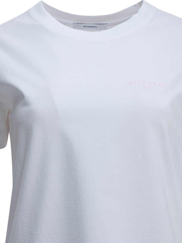 Givenchy Crewneck T-Shirt With Logo T-shirts - White | 8347ea71e8cd56ade8e2dd8cdc1b6f86e5421c65