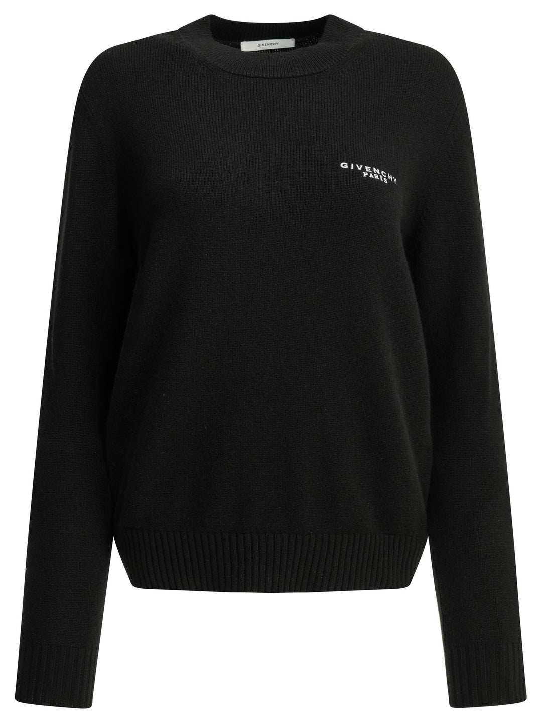 Givenchy Crew-Neck Sweater With Logo Knitwear - Black | fb3ea7880ae56fb55a1ec494768122f777074813