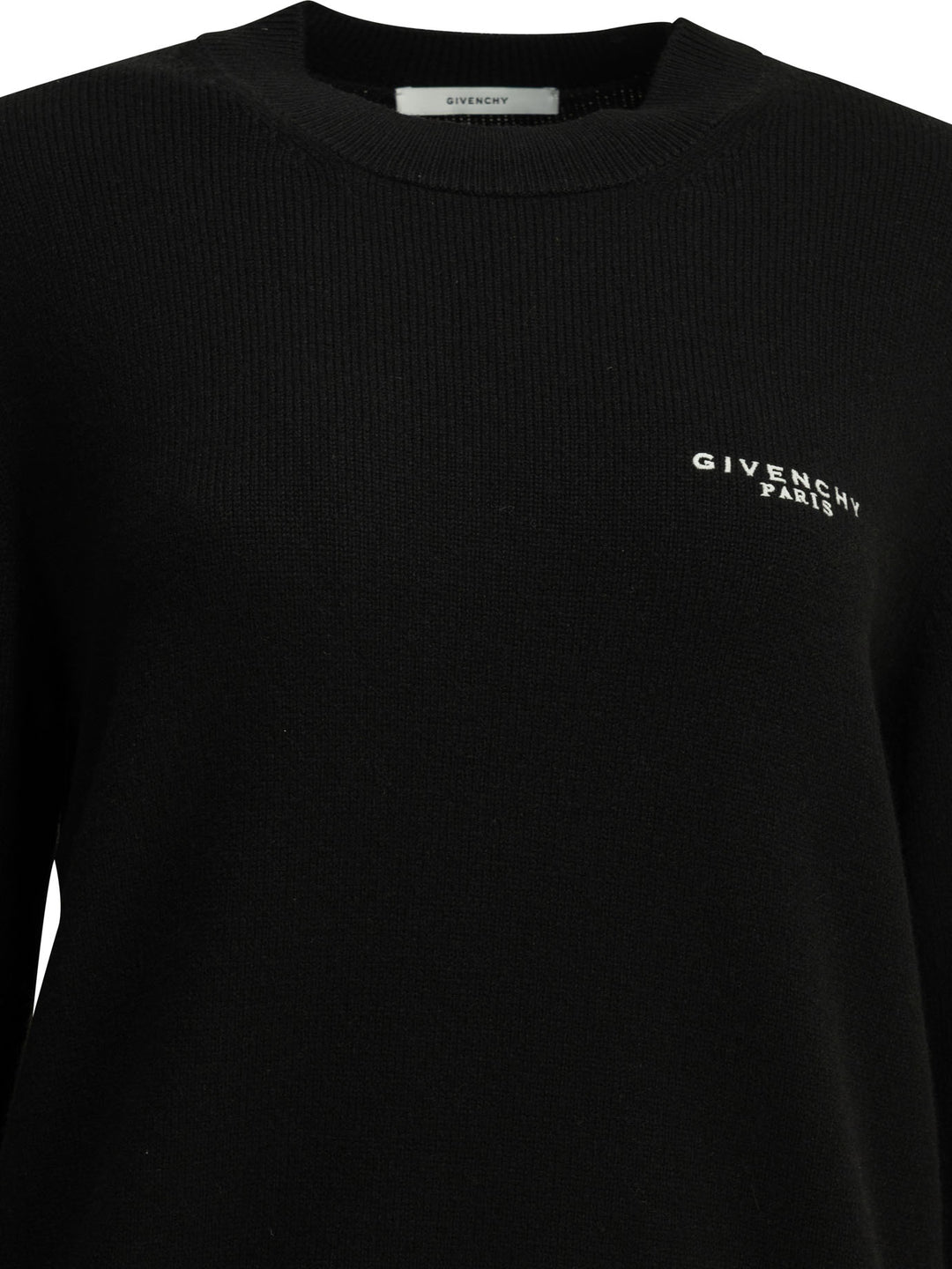 Givenchy Crew-Neck Sweater With Logo Knitwear - Black | 632090def1daa439887a5e9639596ef71ab6e667