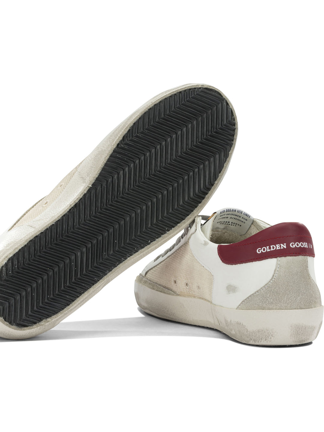 Golden Goose Super Star Double Quarter Sneakers & Slip-On - Red | 05fb557b0b50a07259affc3f0cf067fc60269bd9